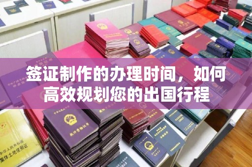 麻栗坡签证制作的办理时间，如何高效规划您的出国行程