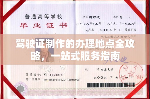 麻栗坡驾驶证制作的办理地点全攻略，一站式服务指南